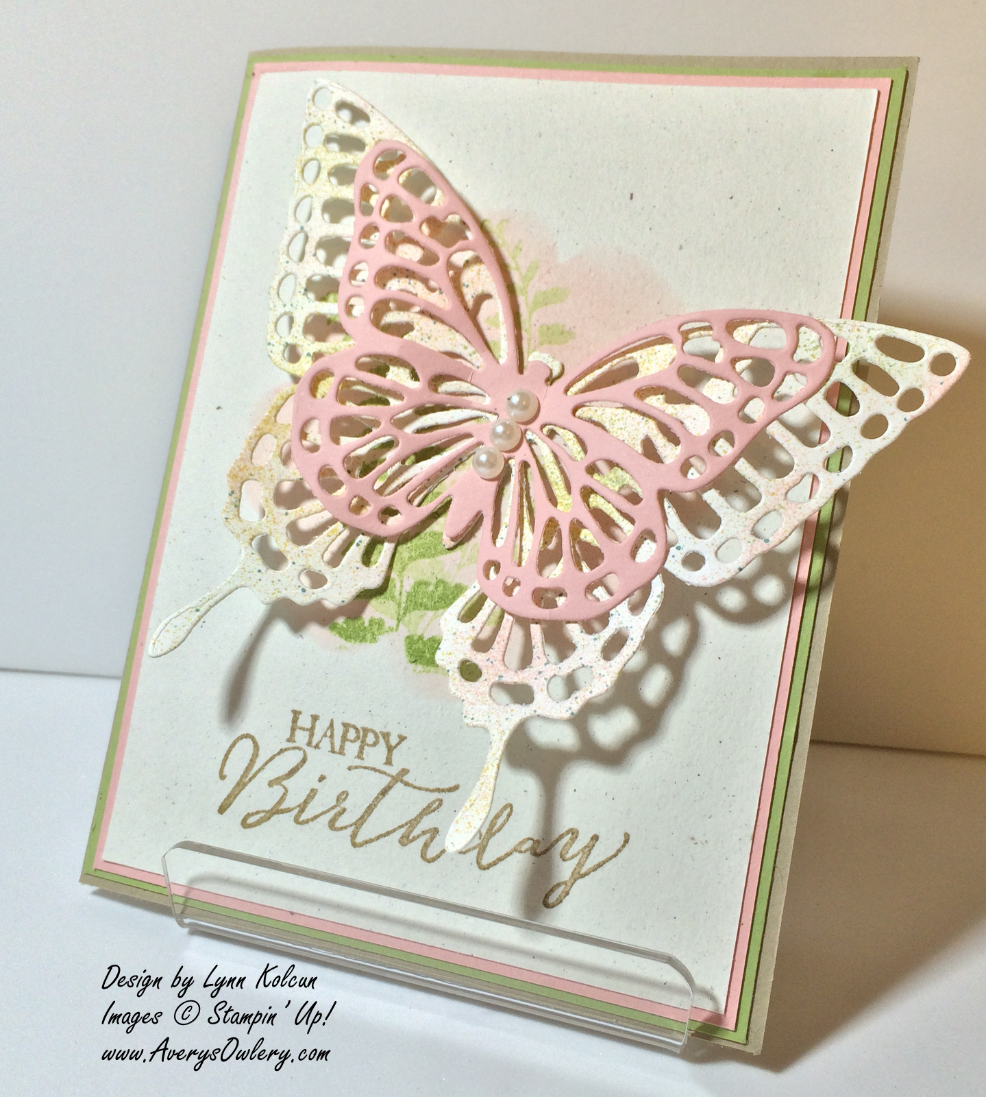 Butterfly Basics Sneak Peak Stamping with Avery's Owlery